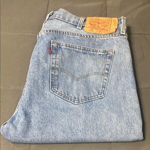 Levi’s 501 button fly jeans. 38x30